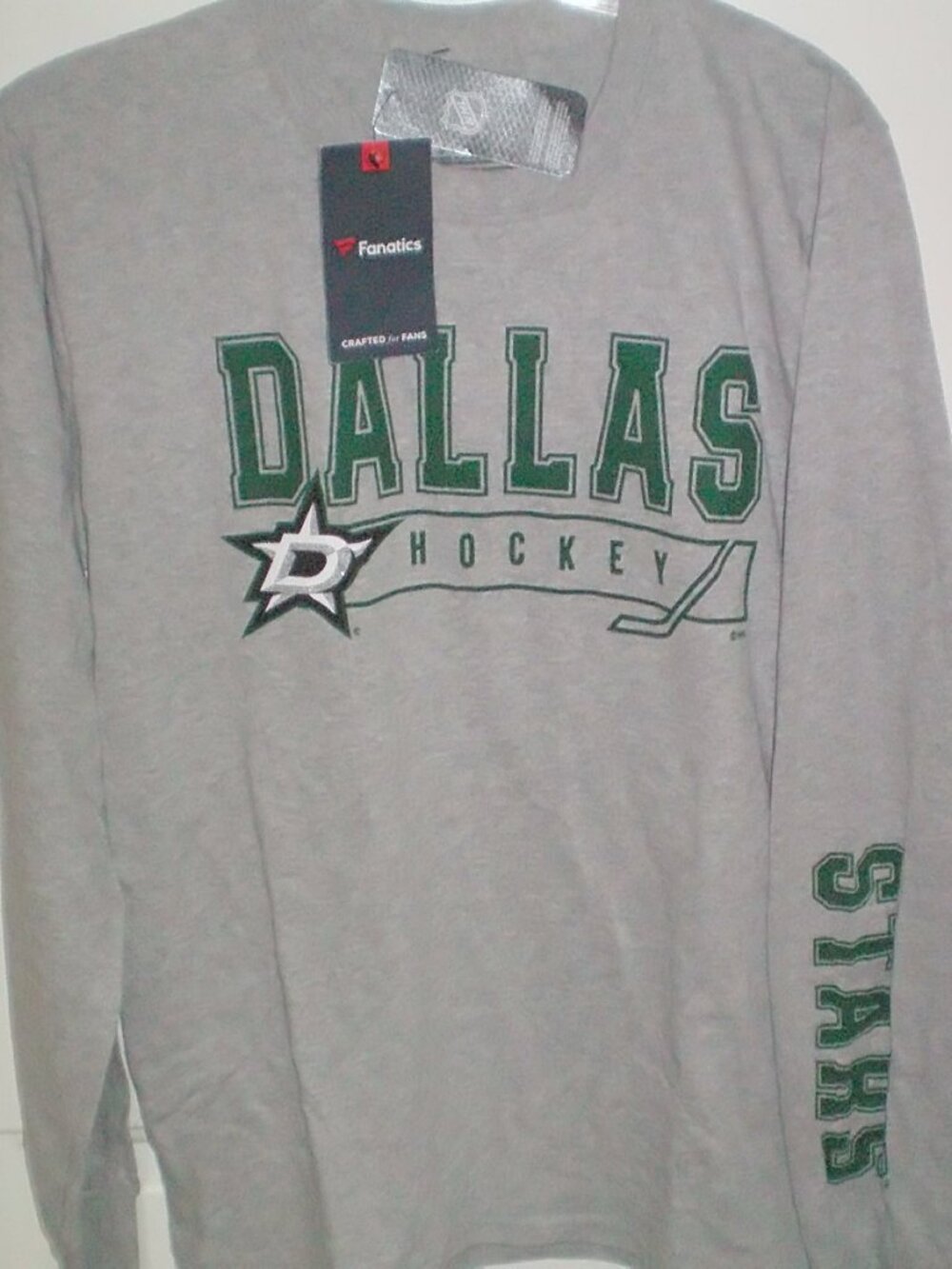 Dallas Stars NHL Long Sleeve Tshirt by Fanatics NWT